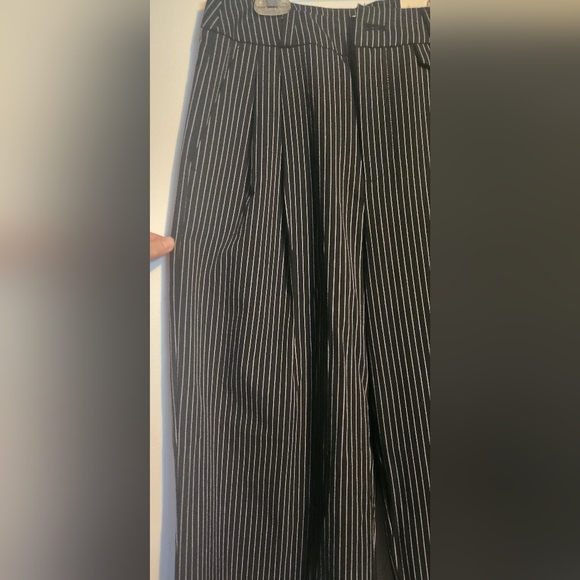 Pinstripe Wide leg Dress Pants - Picture 3 of 5